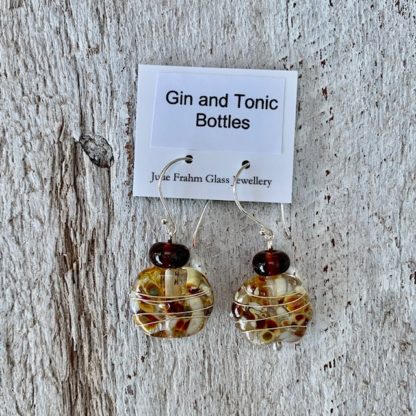 gin and tonic earrings